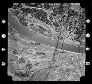 St. Louis MO Historic Aerial Photograph